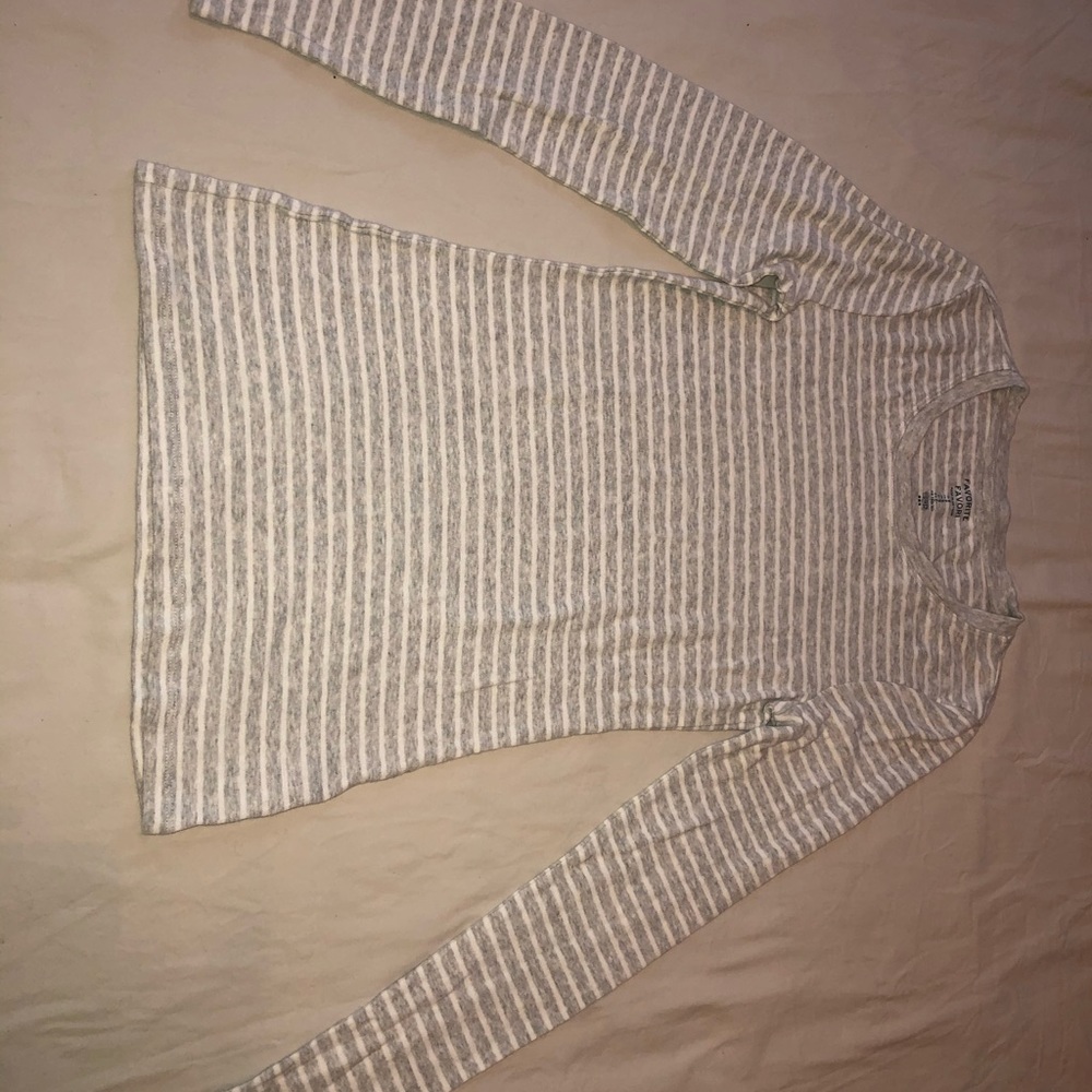 Striped Grey Sweater